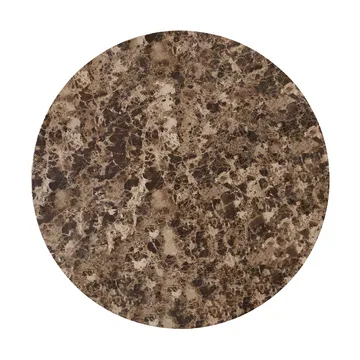 Androgyne Tischplatte für Beistelltisch - Emparador, Ø65 cm - Audo Copenhagen