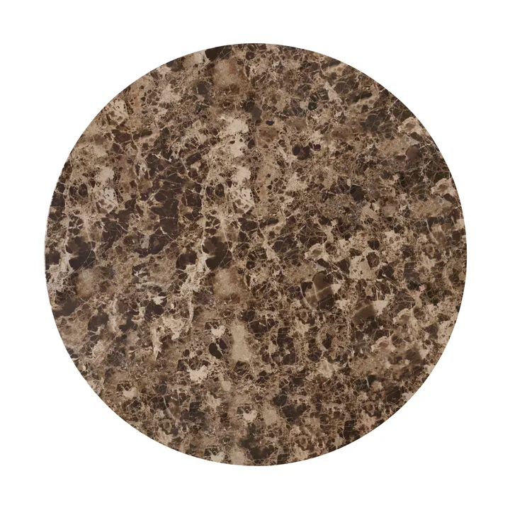 Androgyne Tischplatte für Beistelltisch - Emparador, Ø65 cm - Audo Copenhagen