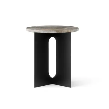 Androgyne Tischplatte für Beistelltisch - Grey galaxy, Ø42 cm - Audo Copenhagen
