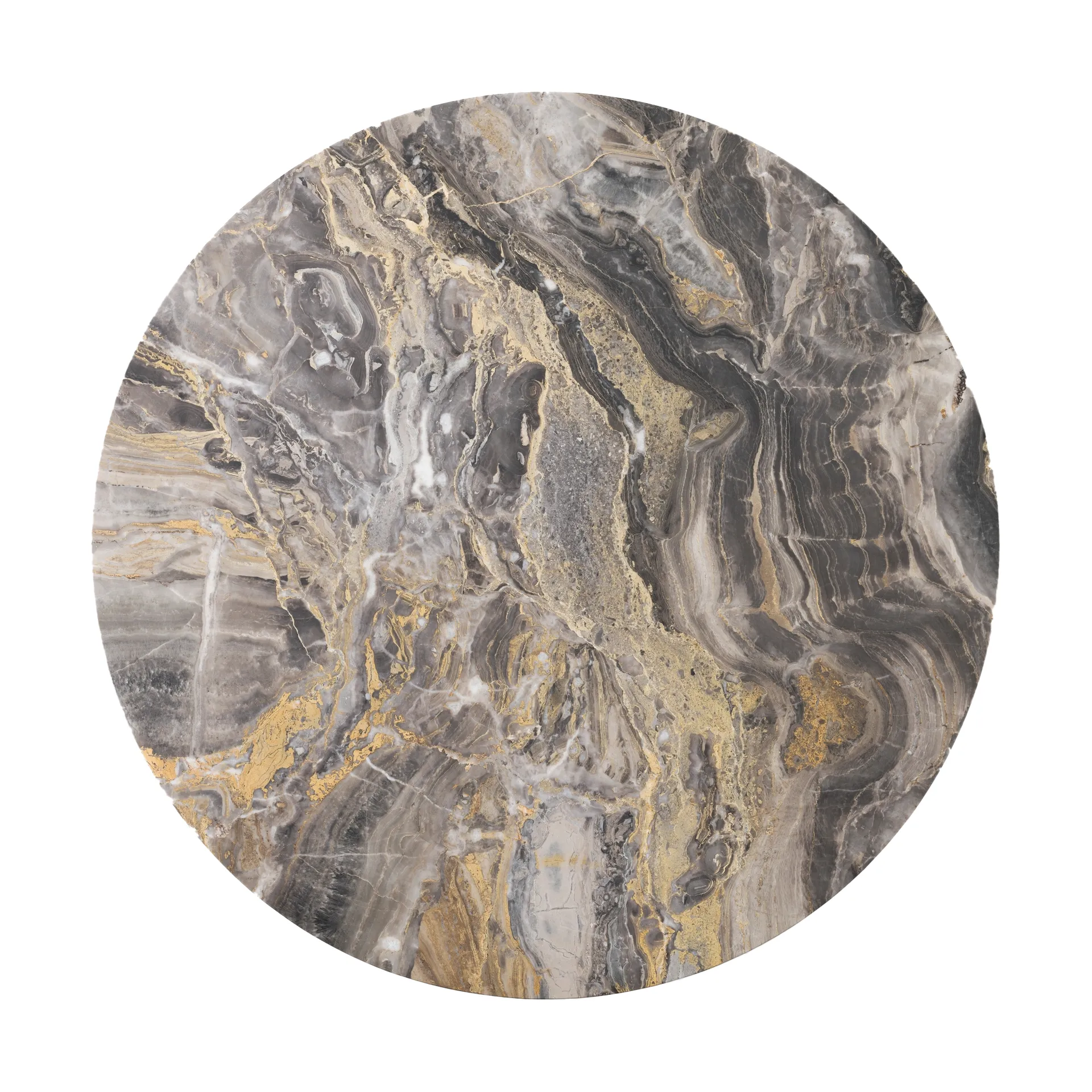 Androgyne Tischplatte für Beistelltisch, Grey galaxy, Ø65 cm Audo Copenhagen