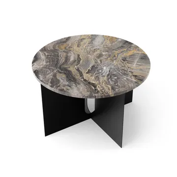 Androgyne Tischplatte für Beistelltisch - Grey galaxy, Ø65 cm - Audo Copenhagen