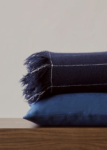 Battus Wolldecke 130 x 185cm - Indigo - Audo Copenhagen