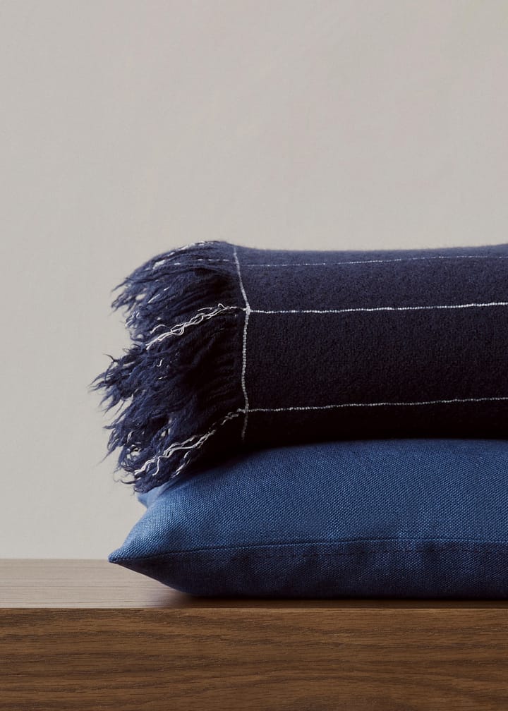 Battus Wolldecke 130 x 185cm, Indigo Audo Copenhagen