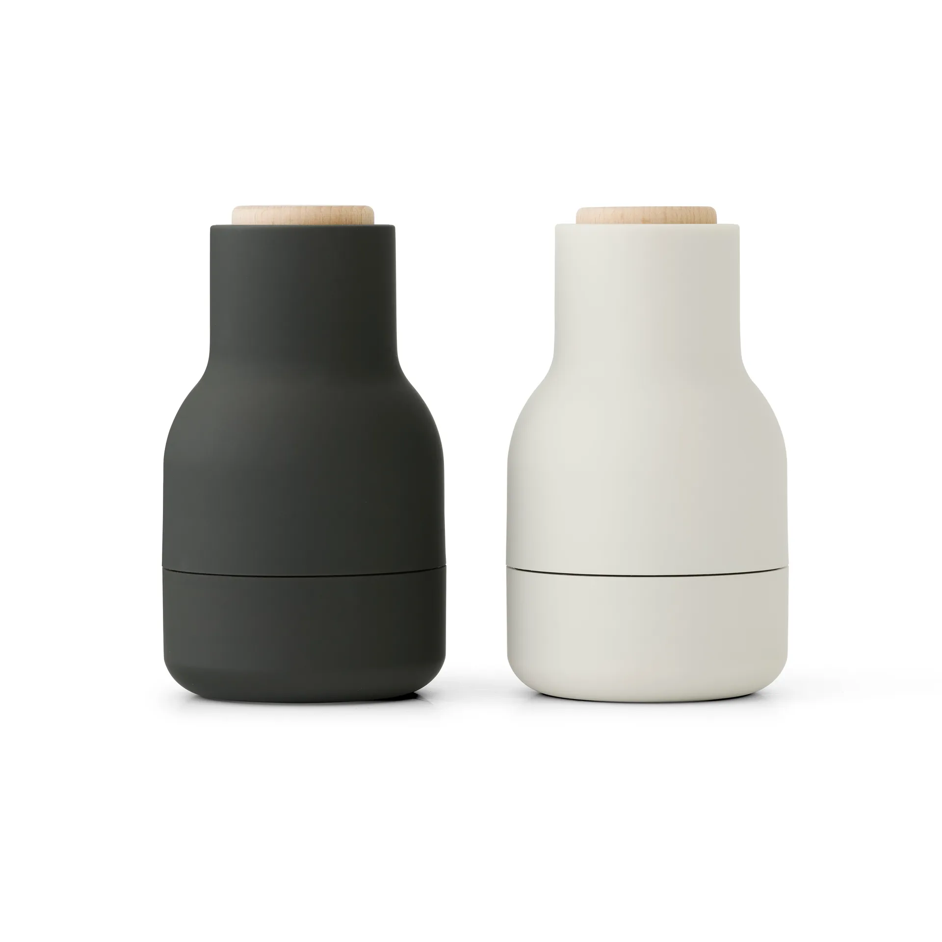 Bottle Grinder Gewürzmühle small 2er Pack, Ash-carbon-Buche Audo Copenhagen
