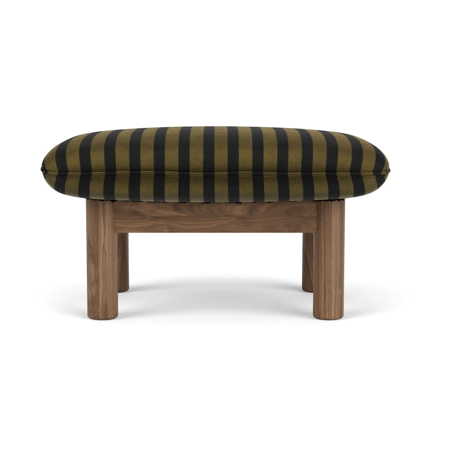 Brasilia Fußhocker, Walnut-Cabanon Soft FCL7029-04 Audo Copenhagen
