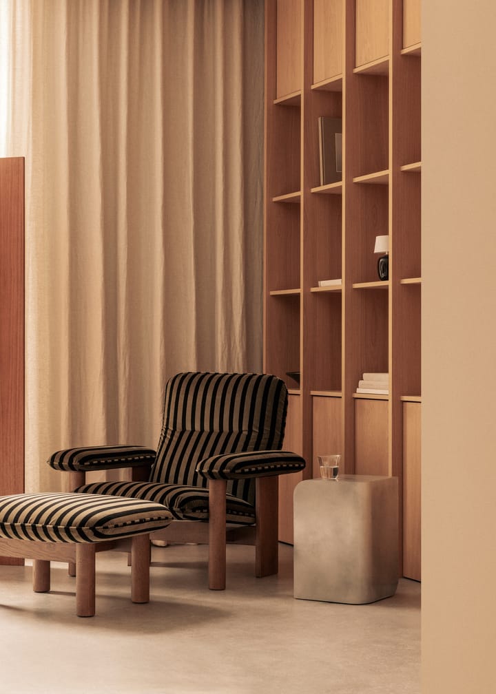 Brasilia Fußhocker, Walnut-Cabanon Soft FCL7029-04 Audo Copenhagen