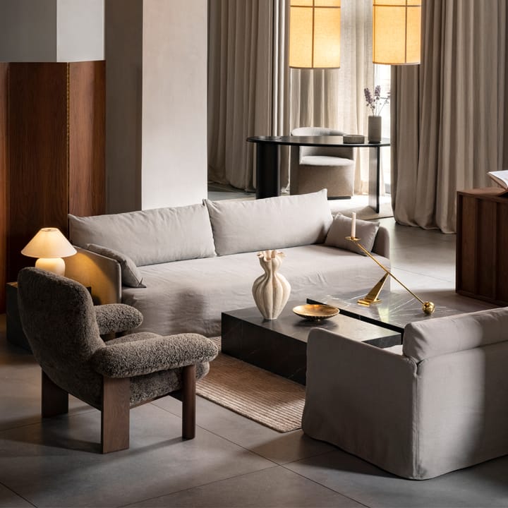 Brasilia Sessel, Walnut-Root sheepskin Audo Copenhagen