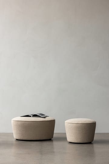 Cairn Pouf oval - Bouclé 02 - Audo Copenhagen