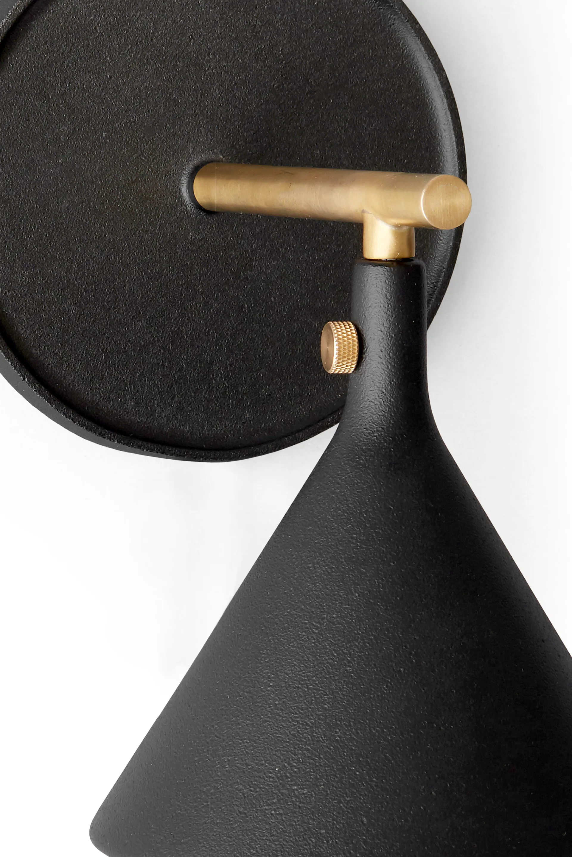 Cast Sconce Wandleuchte diffuser feste Installation, Black Audo Copenhagen