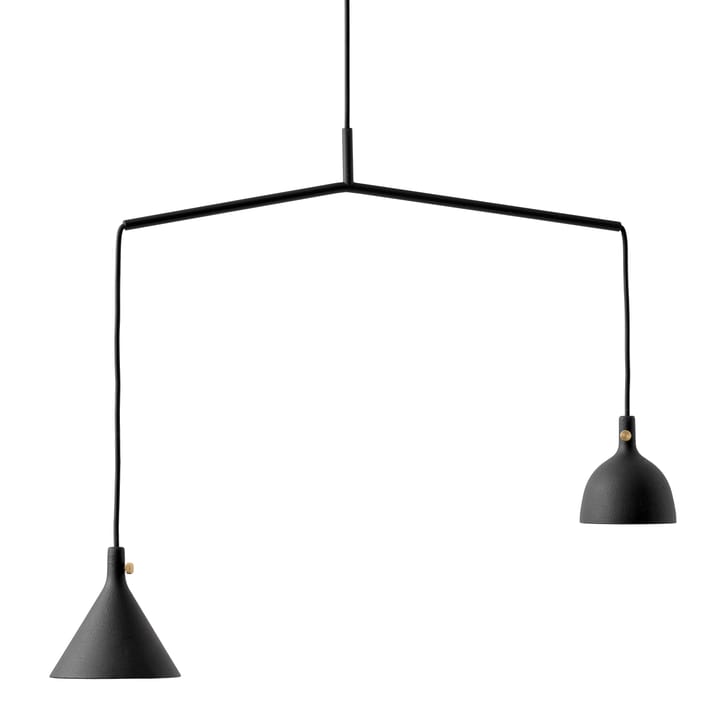 Cast shape 4 Pendelleuchte, Schwarz Audo Copenhagen