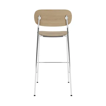 Co Bar Chair Barstuhl - Eiche-chromatiertes Stahl, 75 cm - Audo Copenhagen