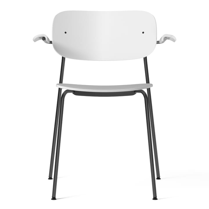 Co Chair Esszimmerstuhl mit Armlehnen - Weiß-Kunststoff - Audo Copenhagen