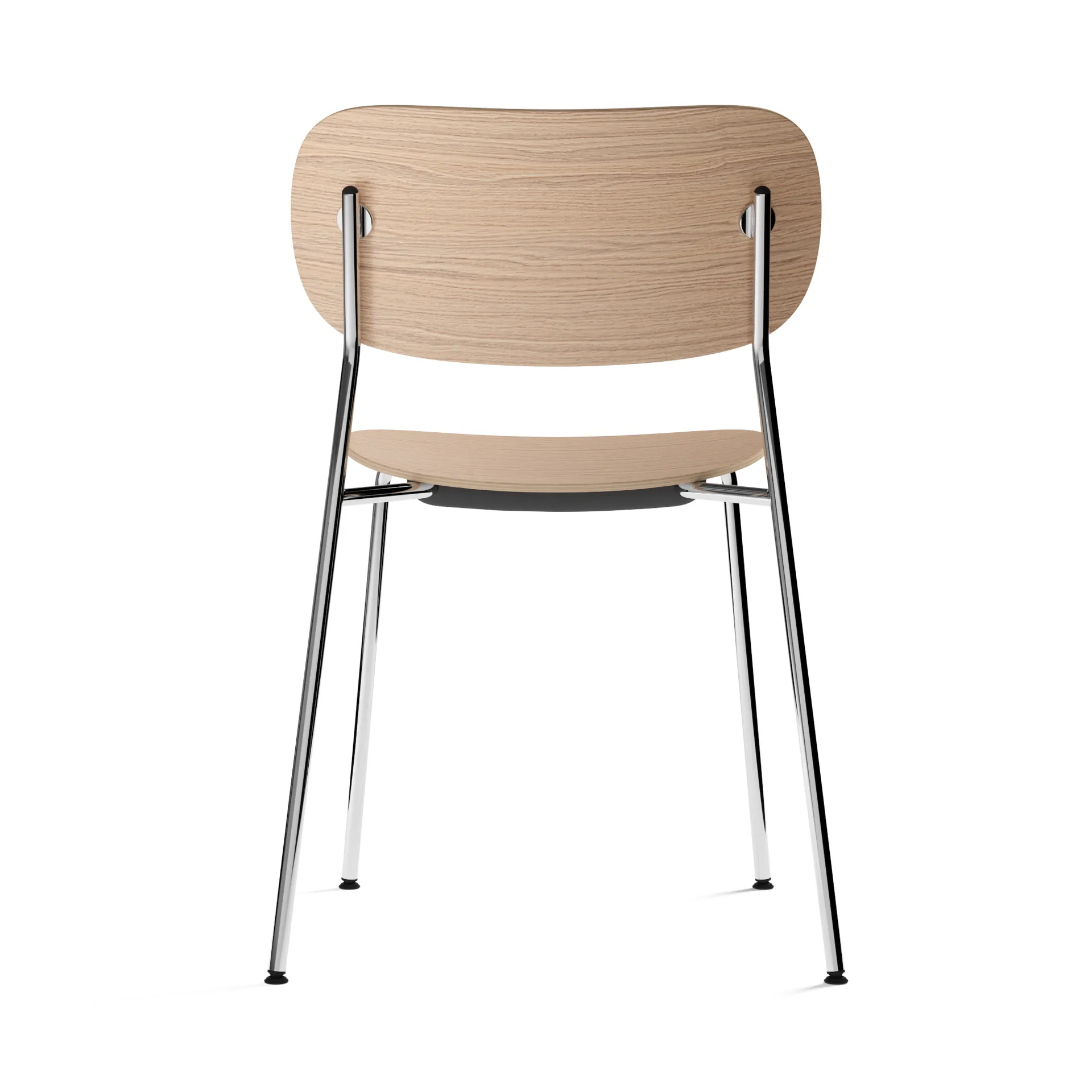 Co Stuhl verchromte Beine, Eiche Audo Copenhagen