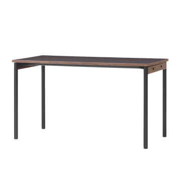 Co Table Konferenztisch 140x70cm - Black, laminate terra - Audo Copenhagen
