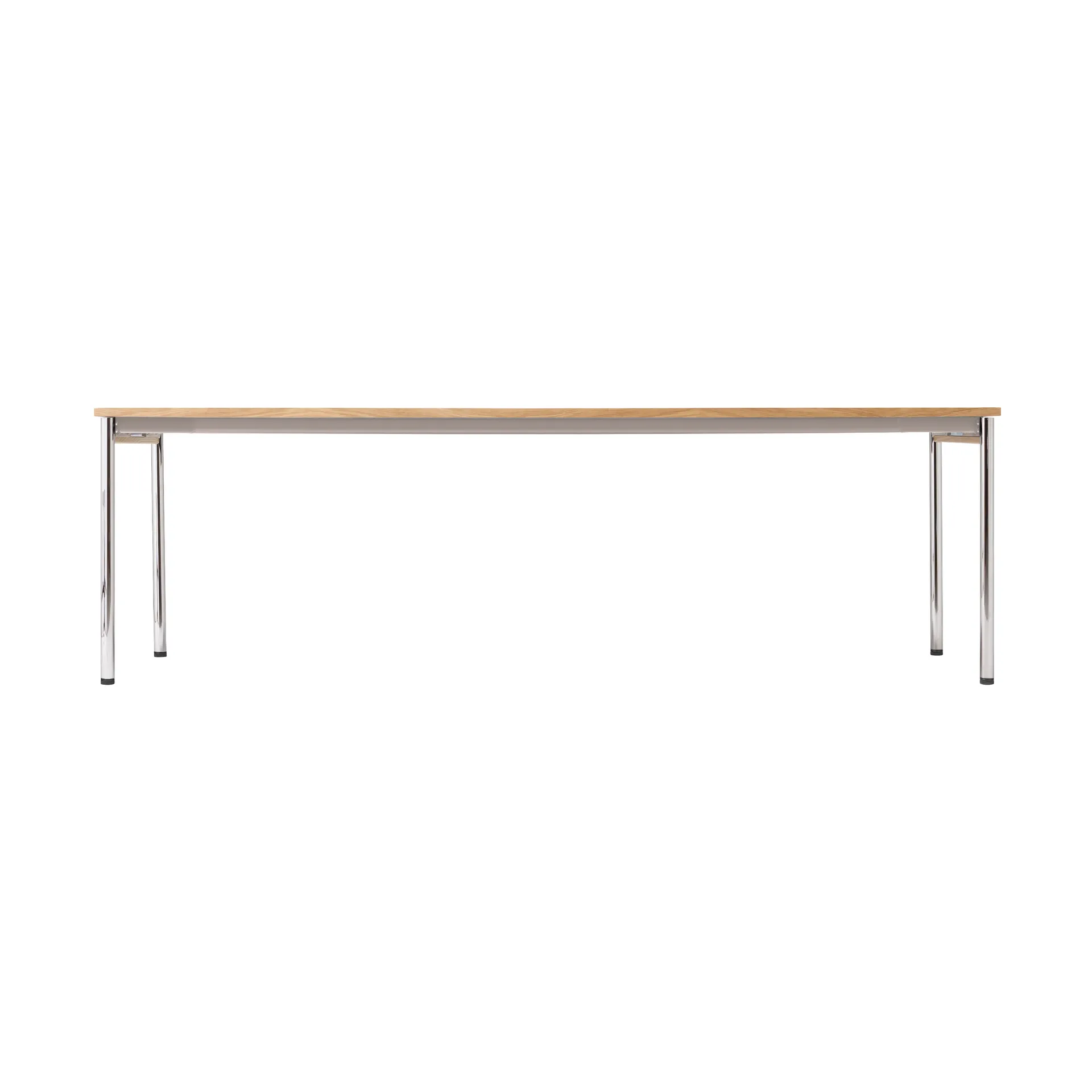 Co Table Konferenztisch 240x100cm, Chrome, laminate creme Audo Copenhagen