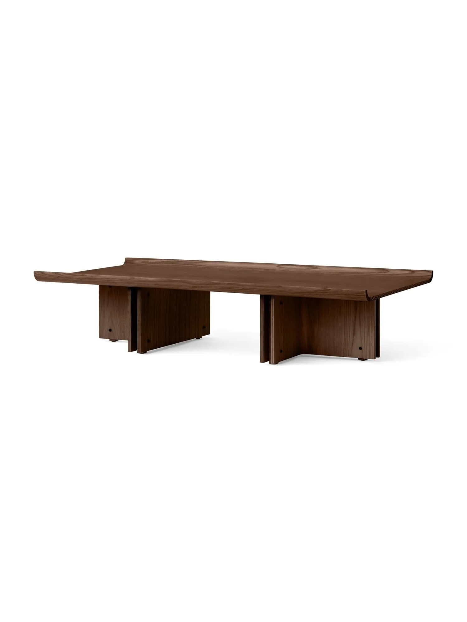 Conrad Lounge Table Eiche, Dunkel-gebürstete Eiche, 149x74 cm Audo Copenhagen
