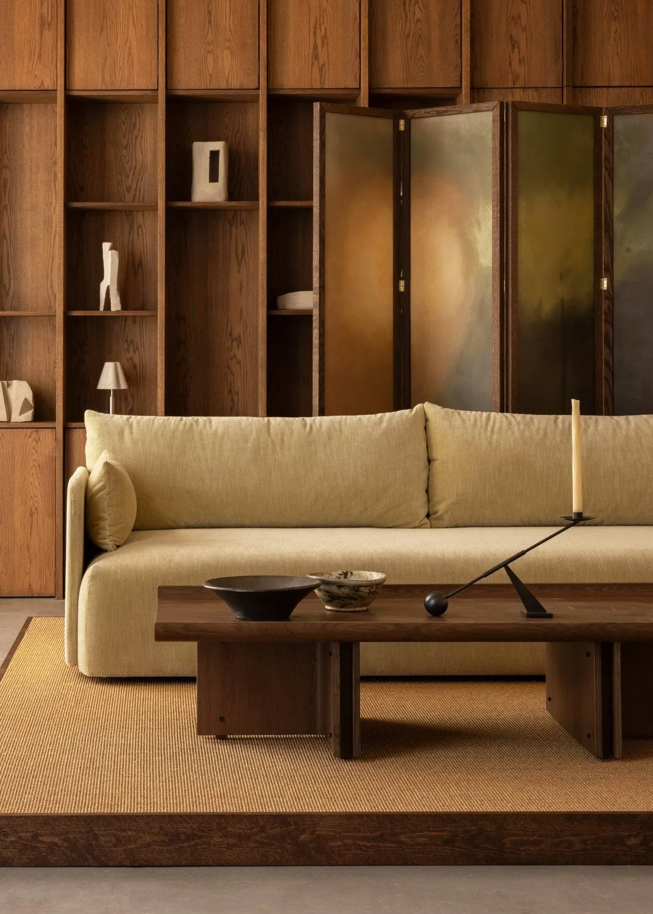 Conrad Lounge Table Eiche, Dunkel-gebürstete Eiche, 149x74 cm Audo Copenhagen