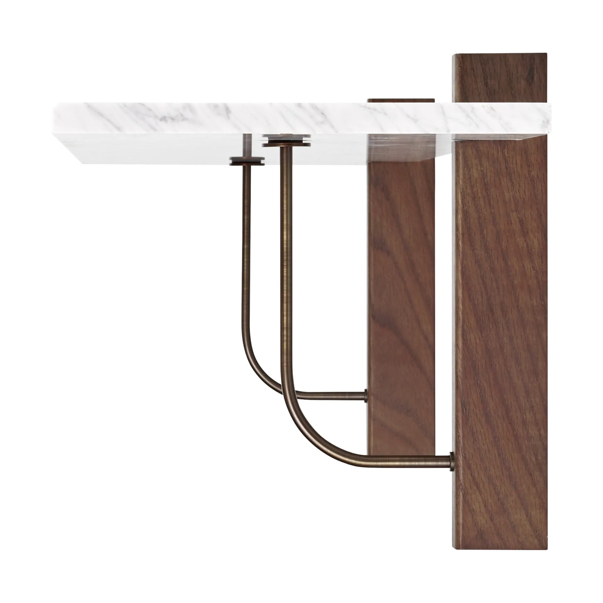 Corbel Wandregal 100x30cm, Marble carrara Audo Copenhagen