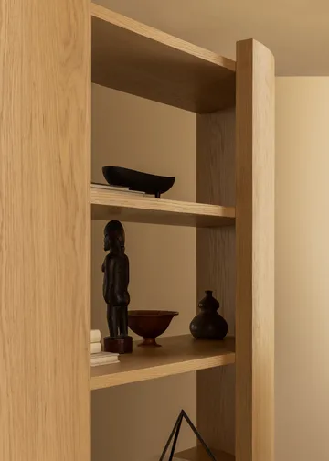 Crescent Regal - Unbehandelte Eiche, 150x173 cm - Audo Copenhagen