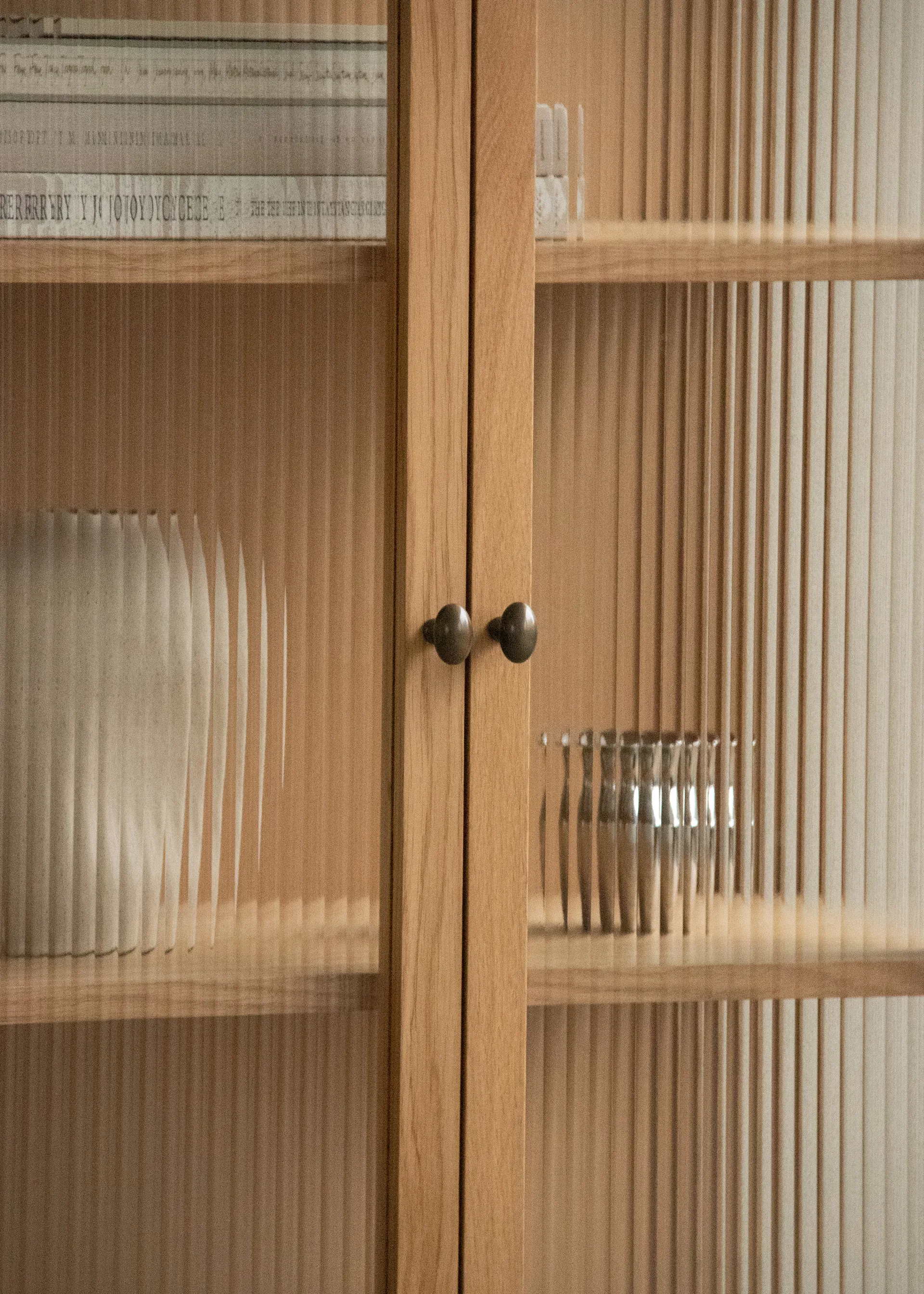 Curiosity Schrank mit Glastüren 168 cm, Oak Audo Copenhagen