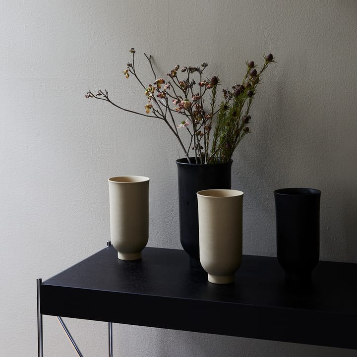 Cyclades Vase S 20cm - Schwarz-glasiert - Audo Copenhagen