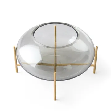 Échasse Windlicht gebürstetes Messing - Smoke - Audo Copenhagen