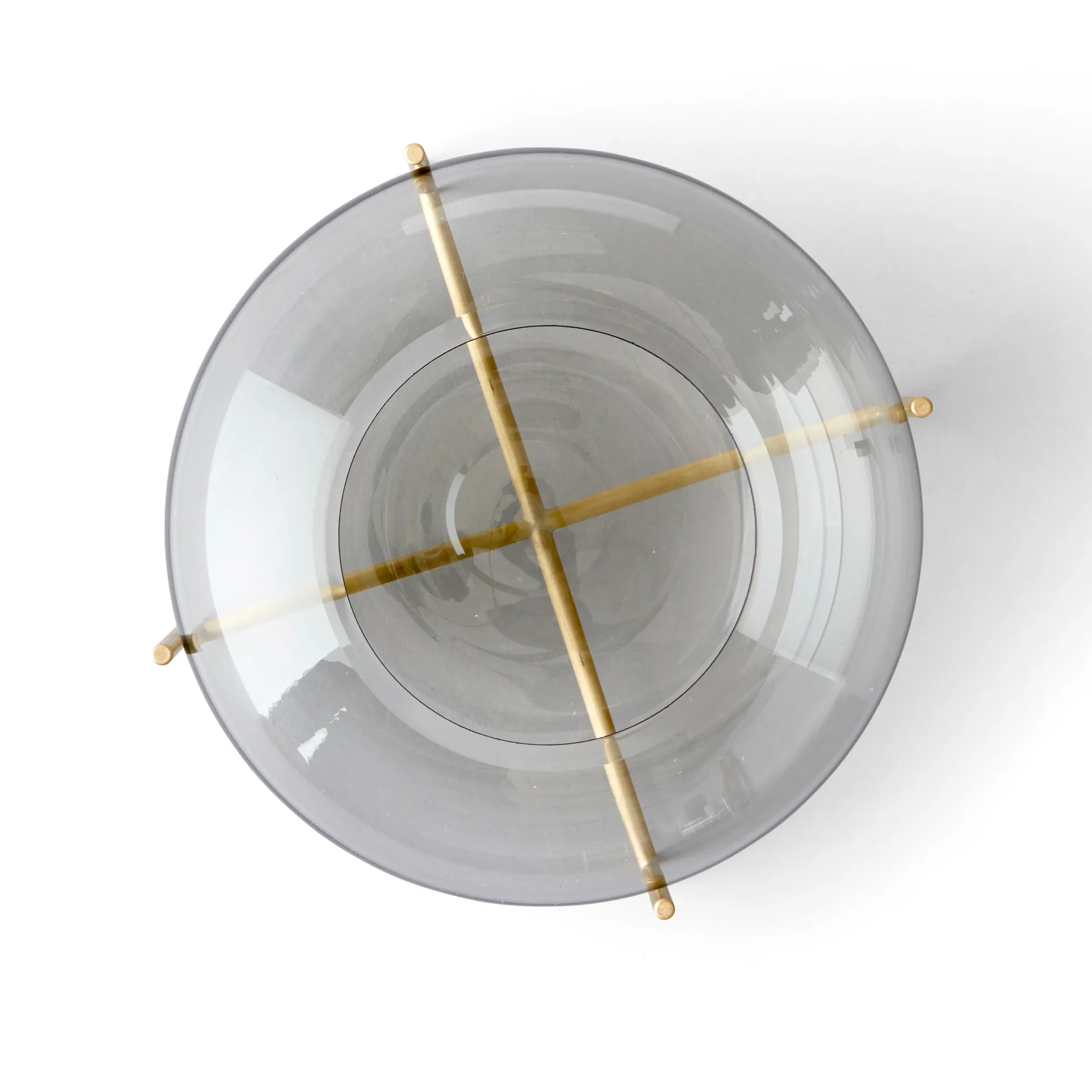 Échasse Windlicht gebürstetes Messing, Smoke Audo Copenhagen