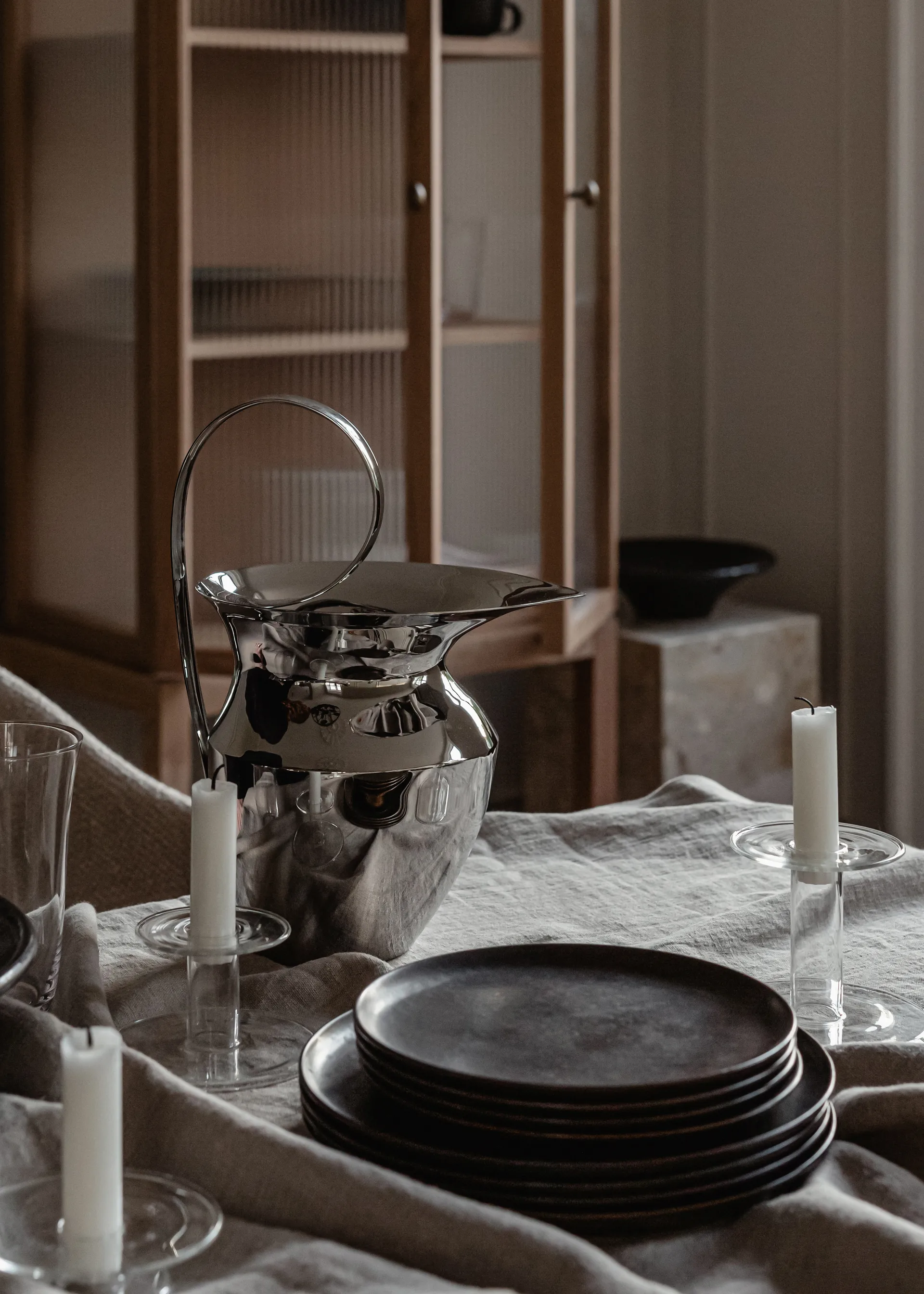 Etruscan Kanne 30cm, Edelstahl Audo Copenhagen