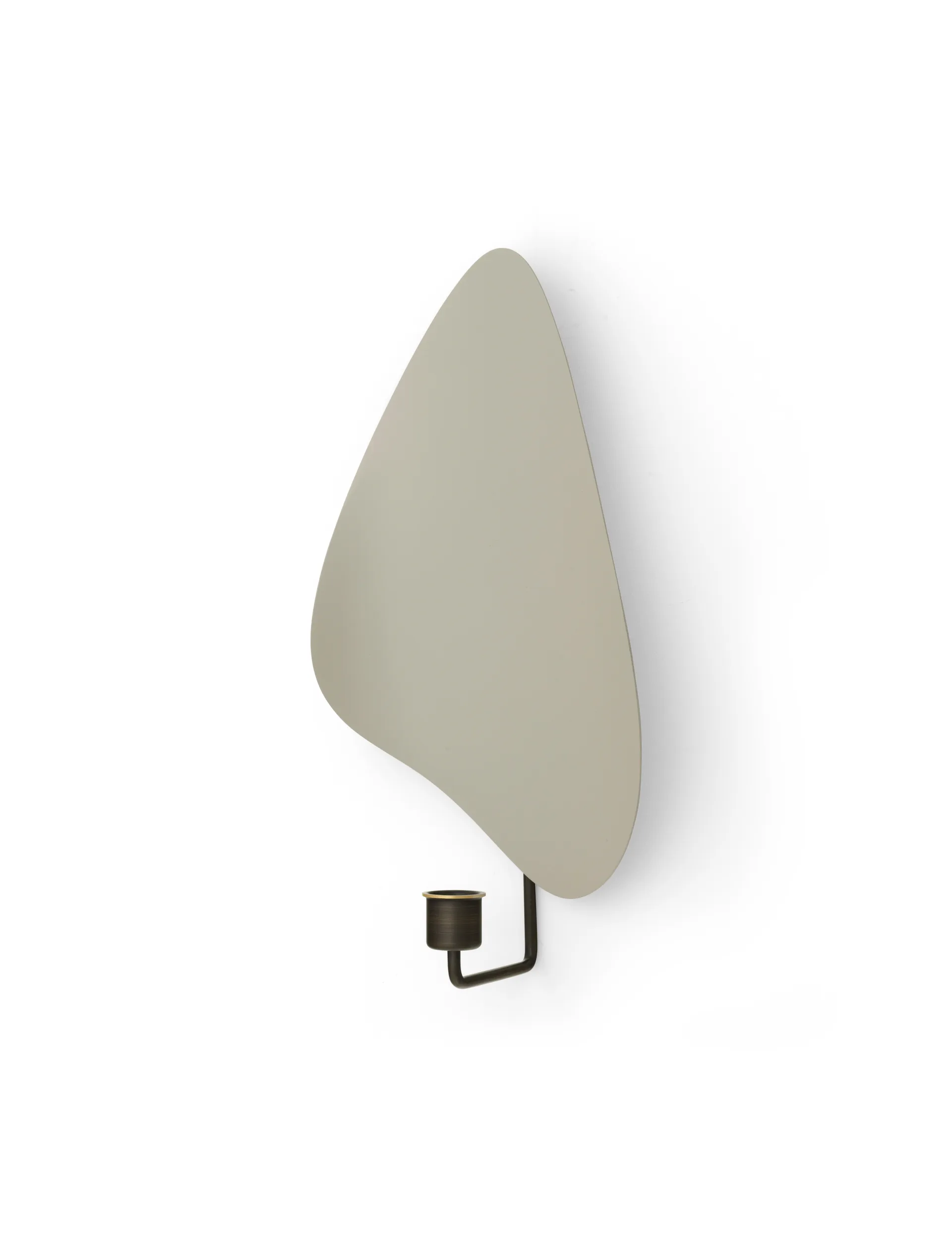 Flambeau Kerzenständer Wand 34 cm, Bronzed Brass-grey Audo Copenhagen