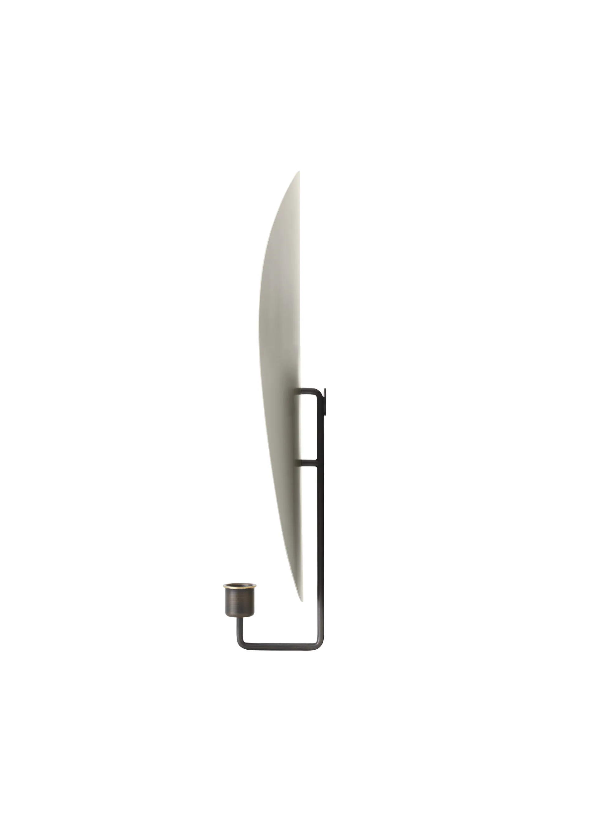 Flambeau Kerzenständer Wand 40 cm, Bronzed Brass-grey Audo Copenhagen