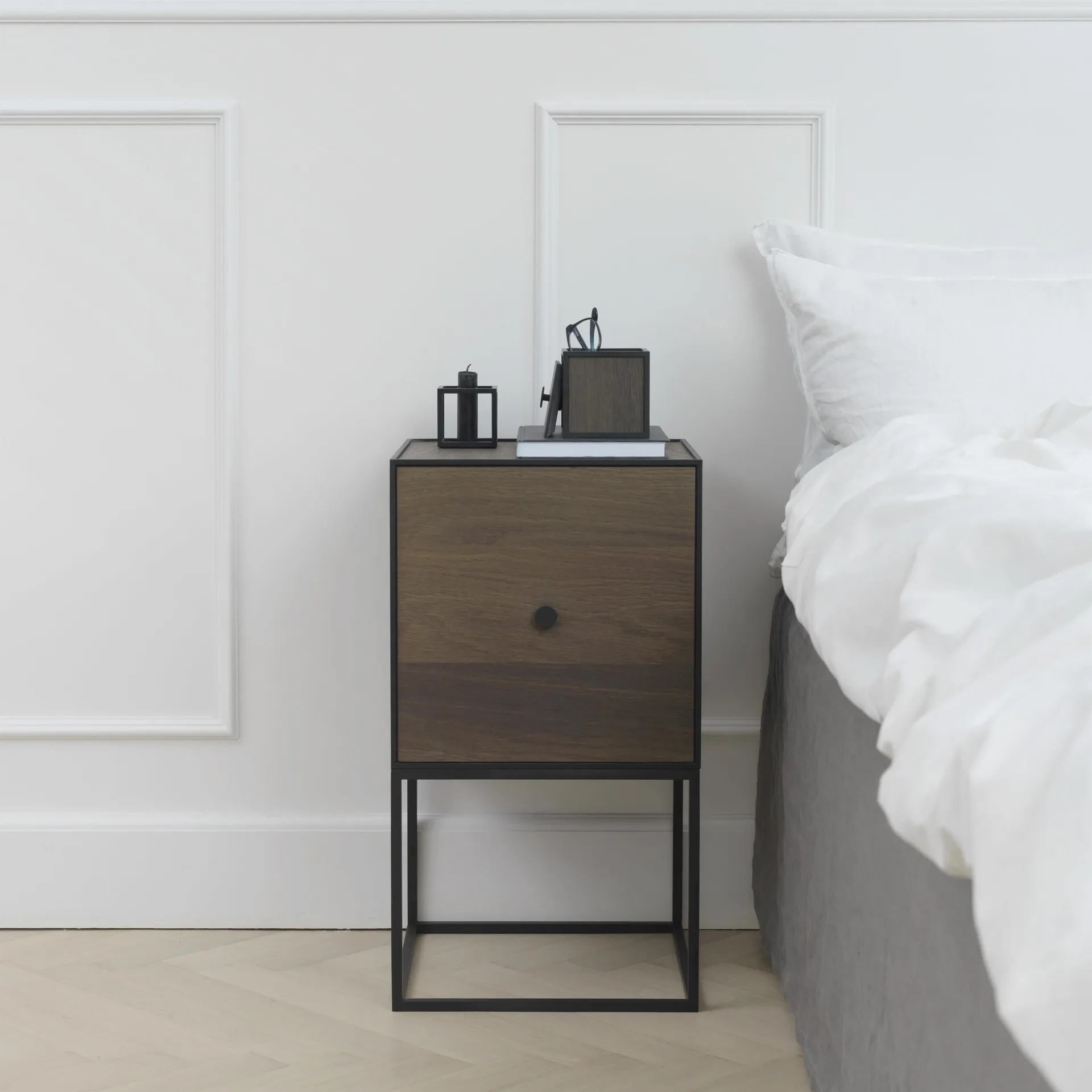 Frame 10 Box mit Deckel, Eiche geraucht Audo Copenhagen