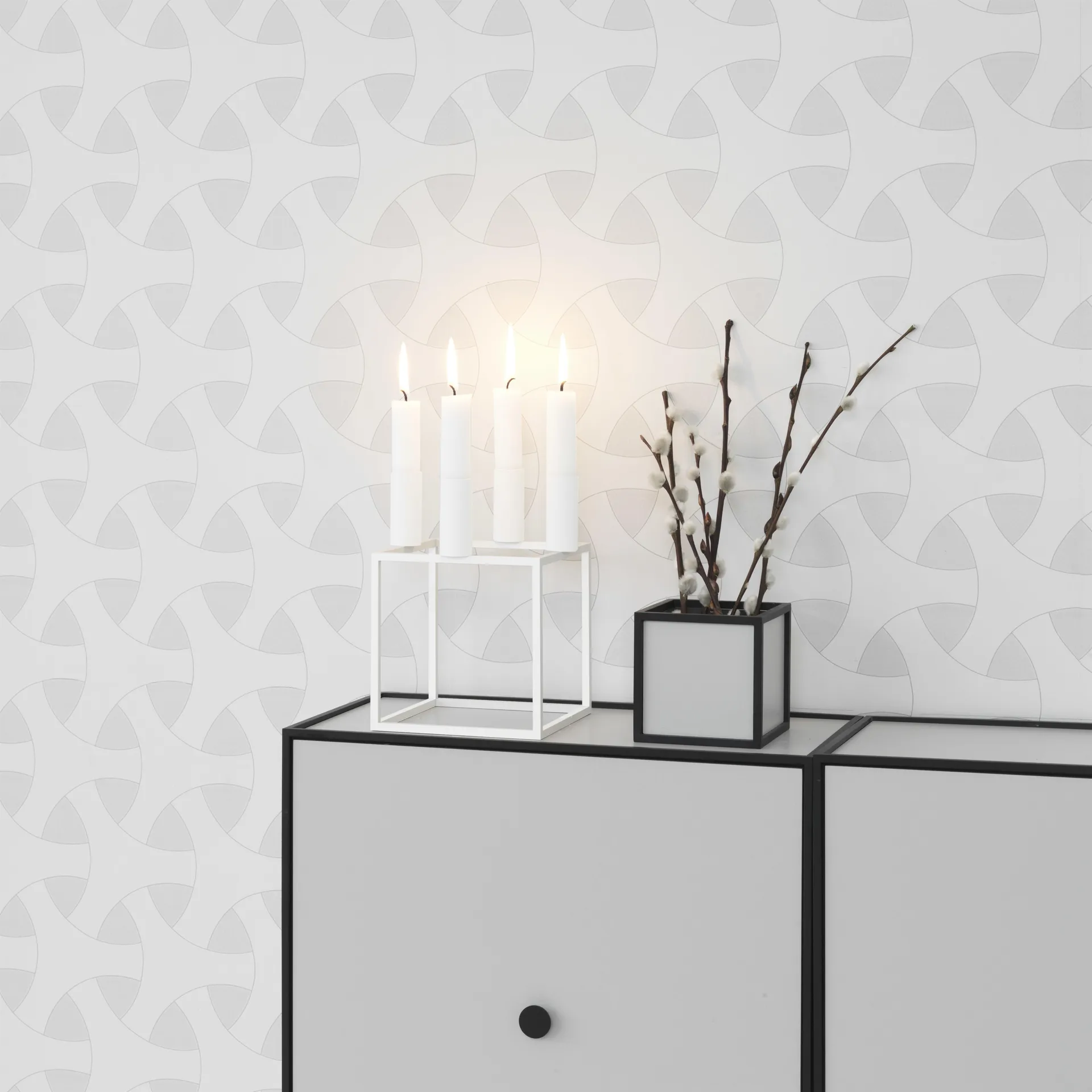 Frame 10 Box mit Deckel, Hellgrau Audo Copenhagen