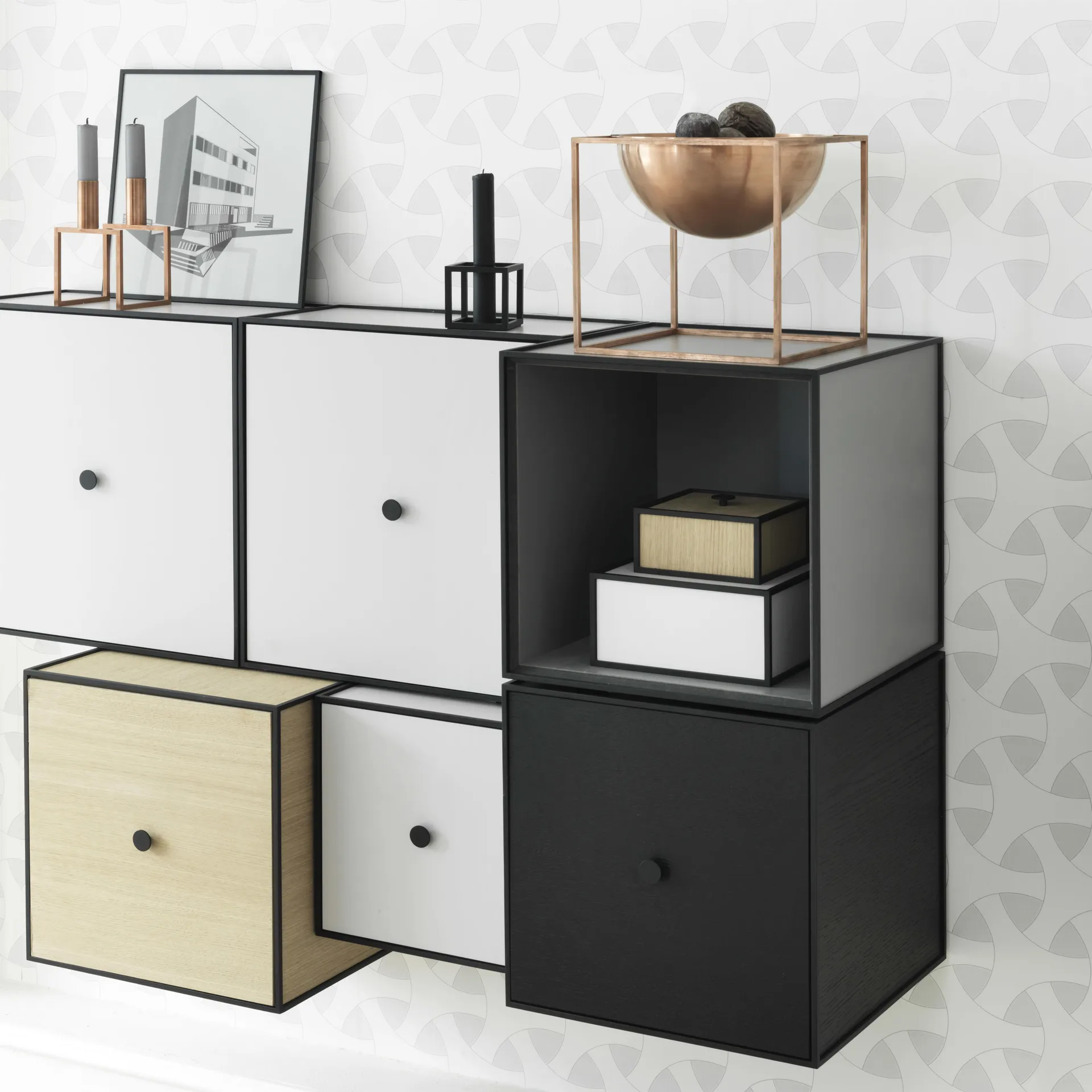 Frame 20 Box mit Deckel, Weiß Audo Copenhagen