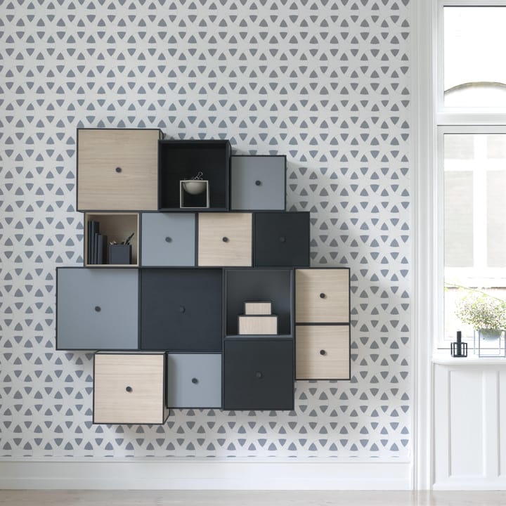 Frame 35 Wandschrank ohne Türe, Dunkelgrau Audo Copenhagen