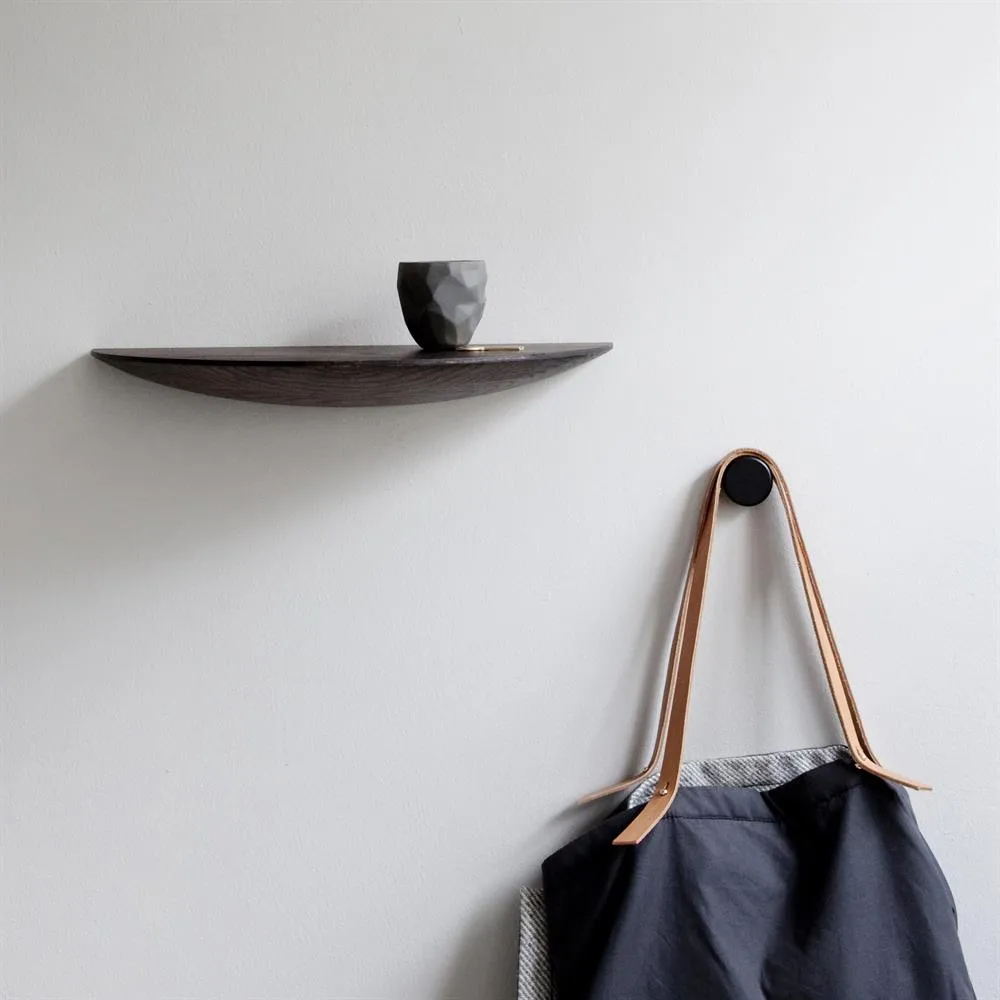 Gridy Fungi Wandregal dunkle Eiche, Groß Audo Copenhagen