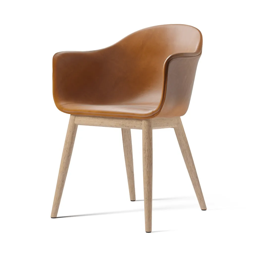 Harbour Dining Chair vollständig gepolstert, Aida 0250-Natur Eiche Audo Copenhagen