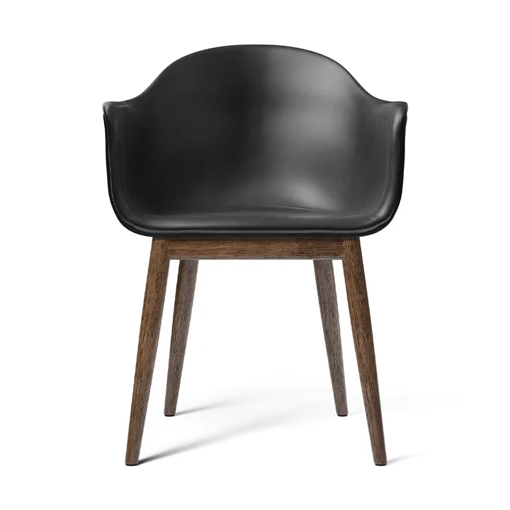 Harbour Dining Chair vollständig gepolstert - Aida 0618-dunkel gebeizte Eiche - Audo Copenhagen