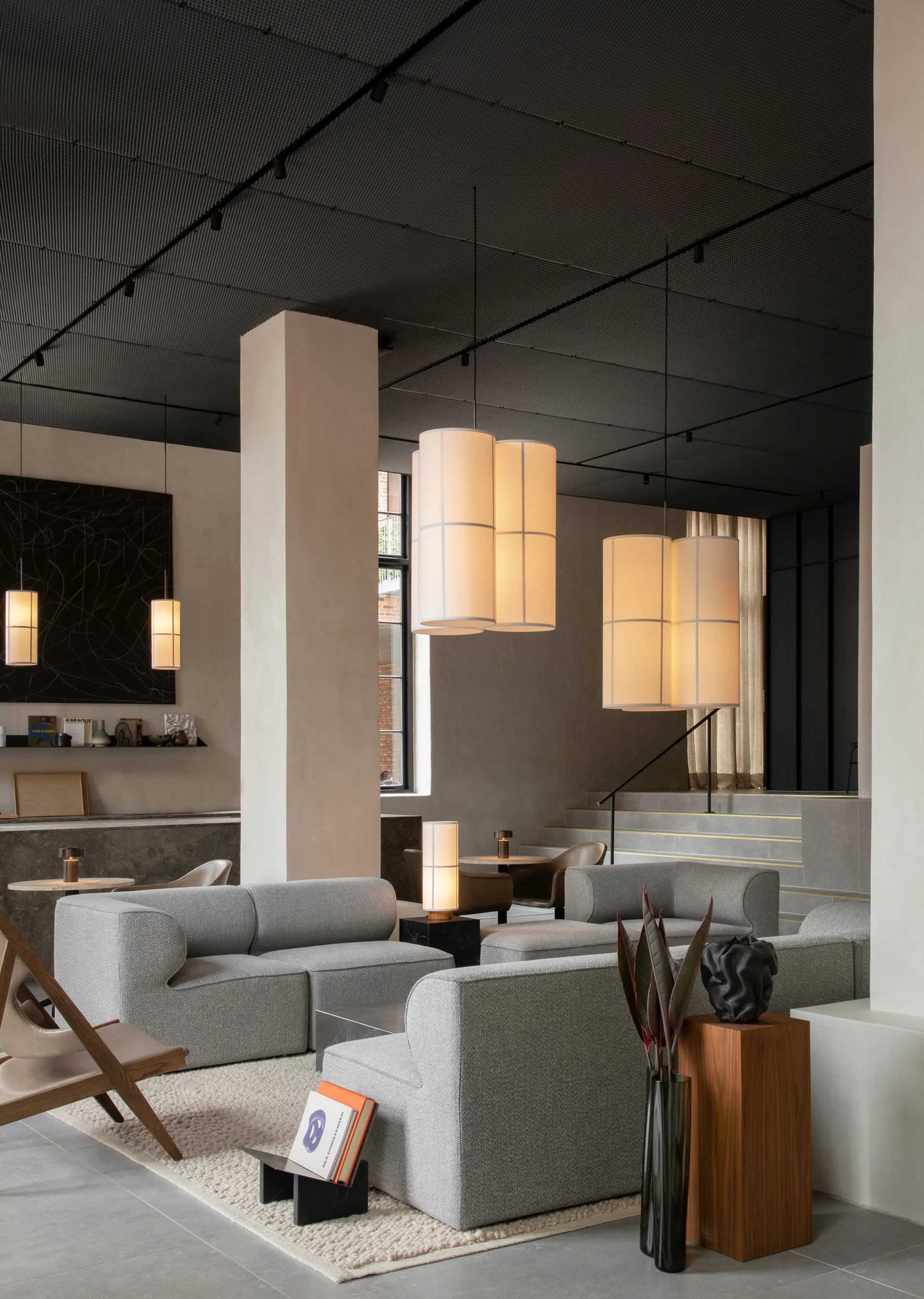 Hashira Cluster Pendelleuchte raw, 75cm Audo Copenhagen