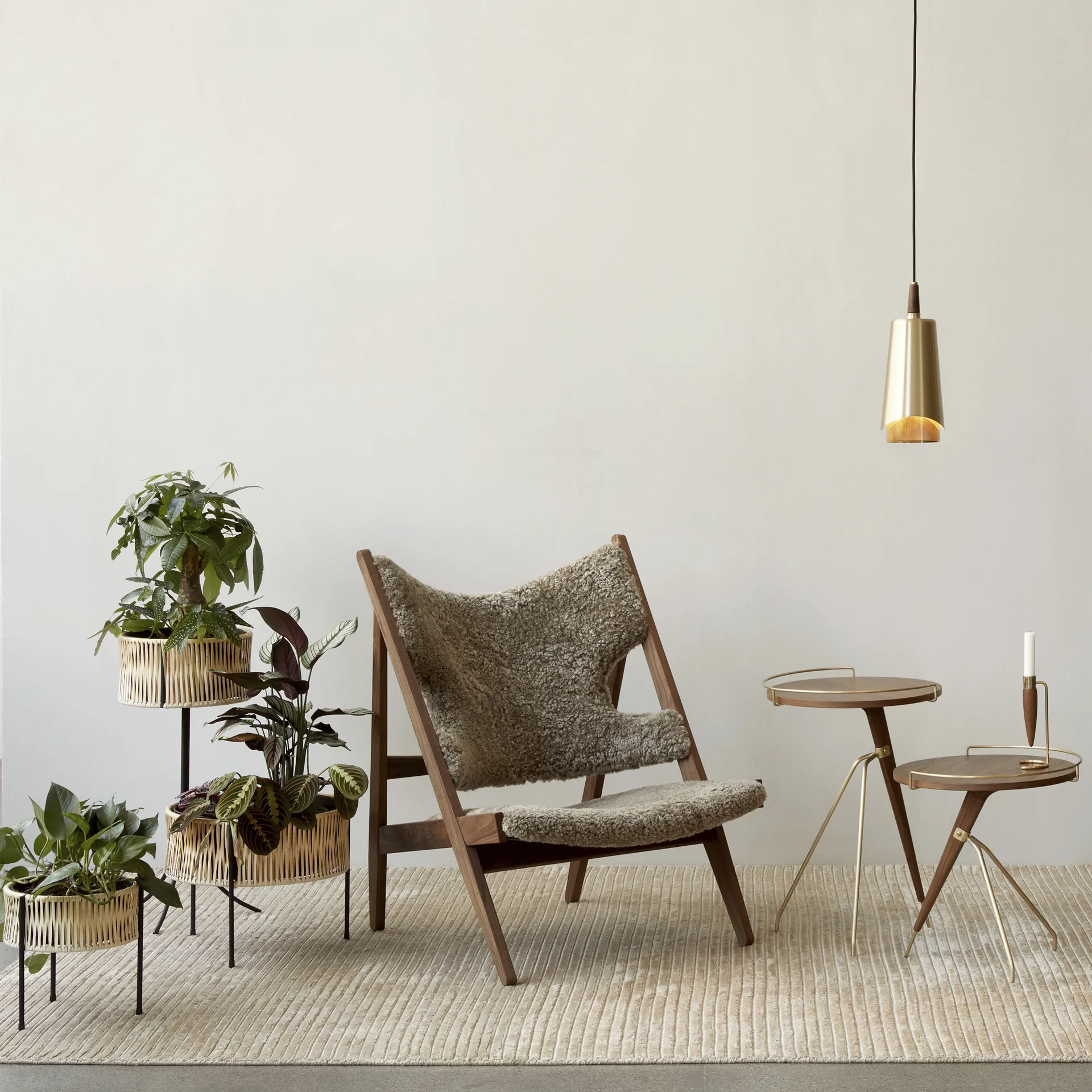 Houkime Teppich 170 x 240cm, Beige Audo Copenhagen