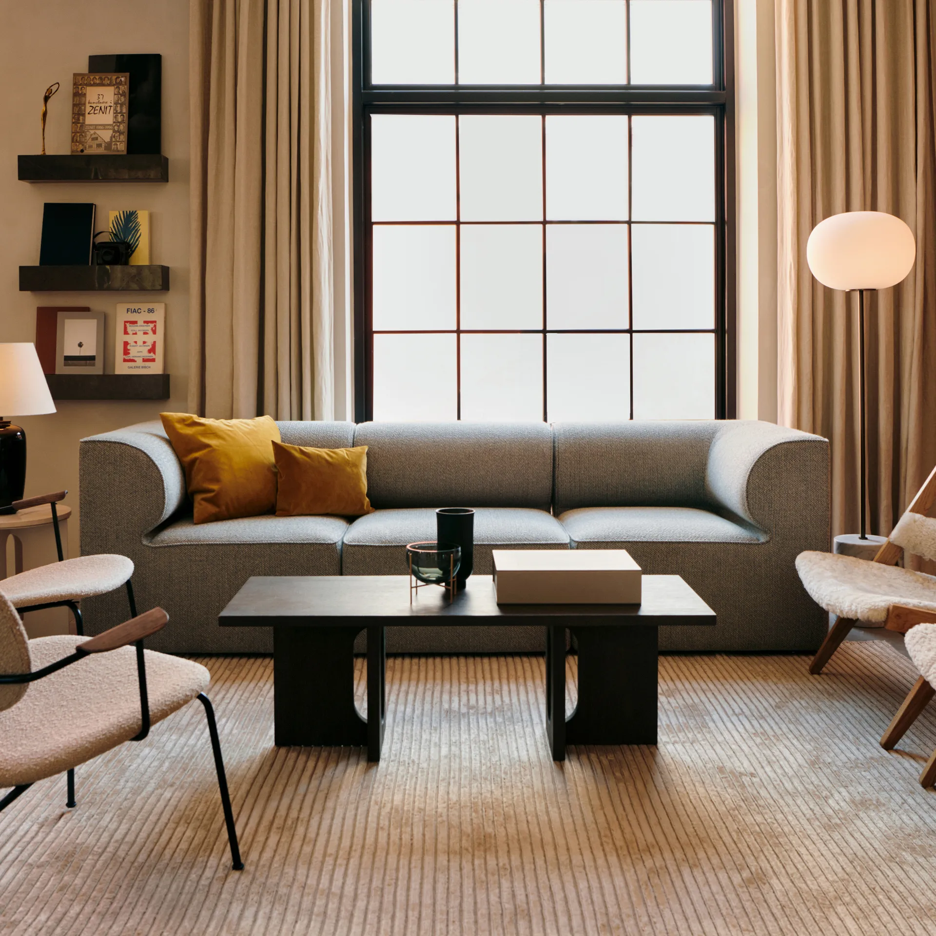 Houkime Teppich 200 x 300cm, Beige Audo Copenhagen