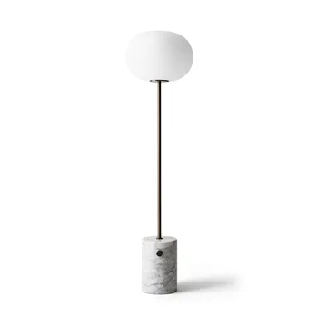JWDA Stehleuchte - Carrara-Marmor-bronzierte Messing, 130 cm - Audo Copenhagen