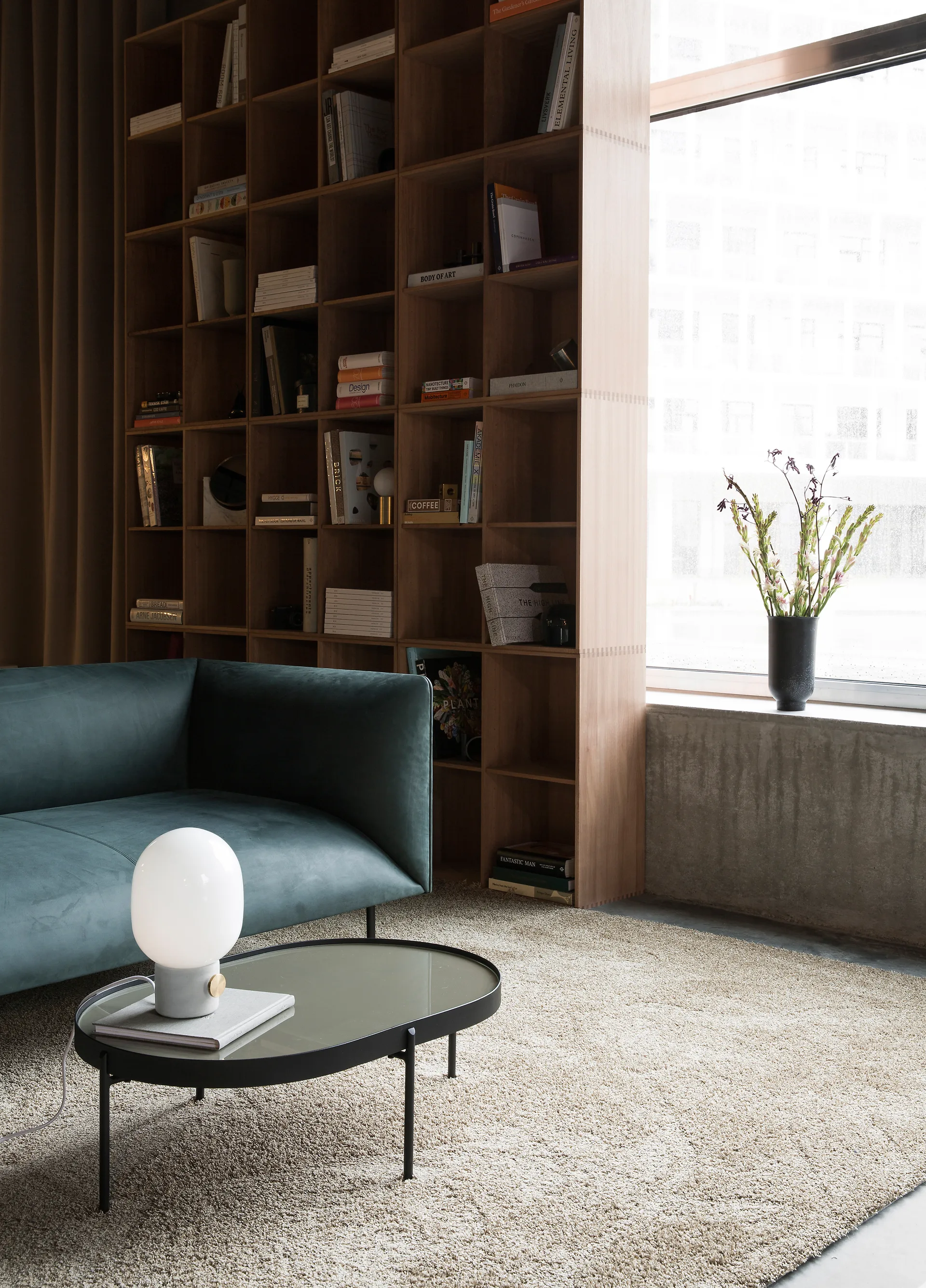 JWDA Tischleuchte, Beton-Messing, Small Audo Copenhagen