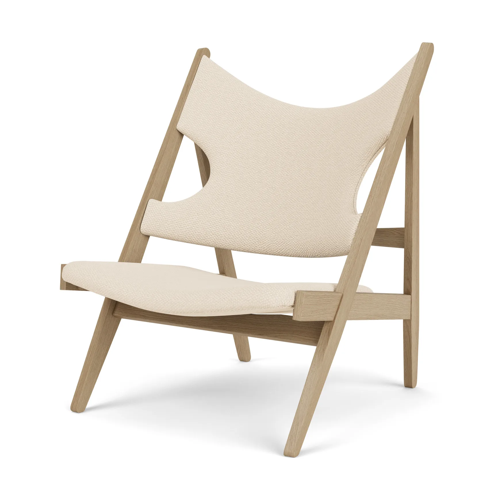 Knitting Loungesessel, Natural oak-Logan Jasmine Audo Copenhagen