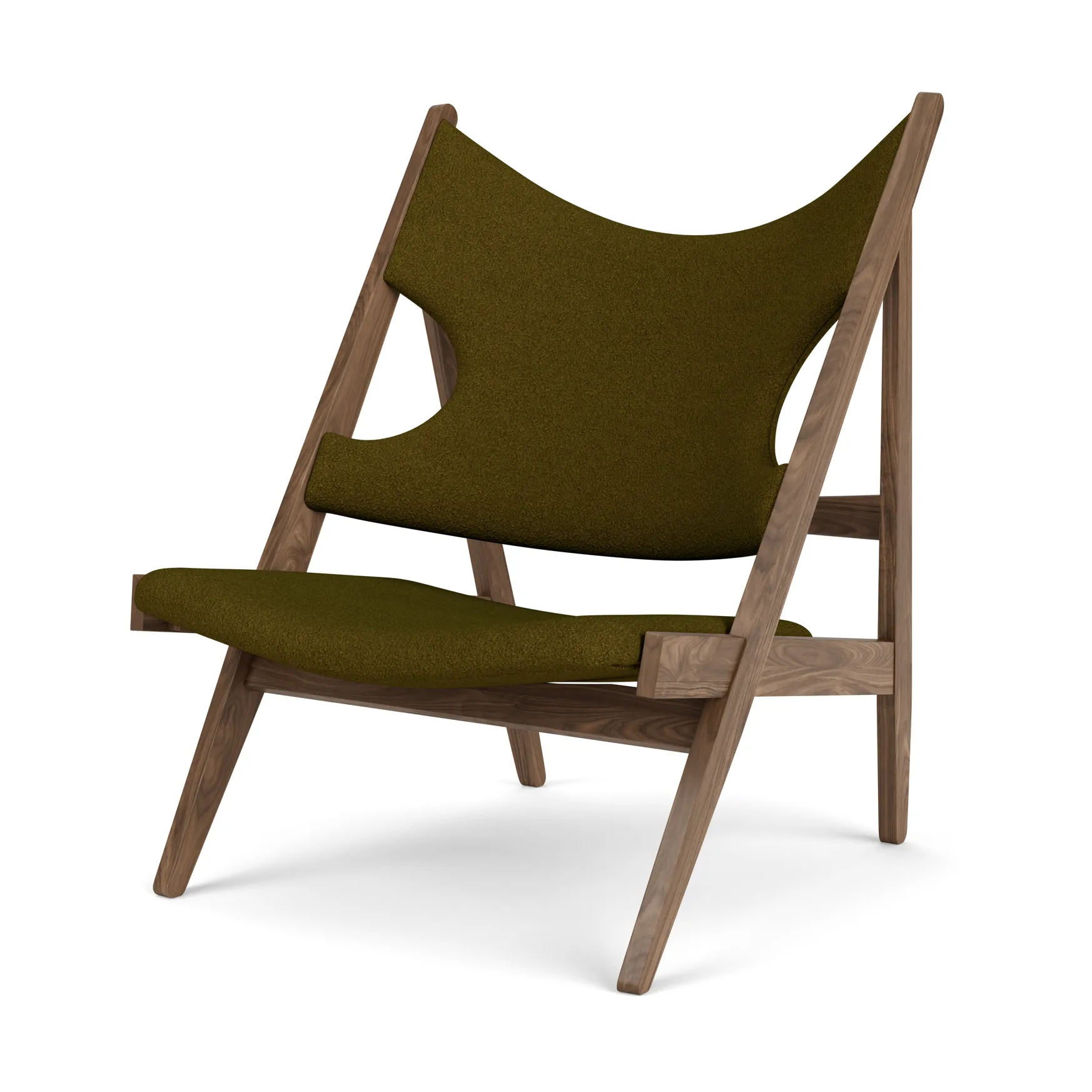 Knitting Loungesessel, Walnut-Baru 0950 Audo Copenhagen