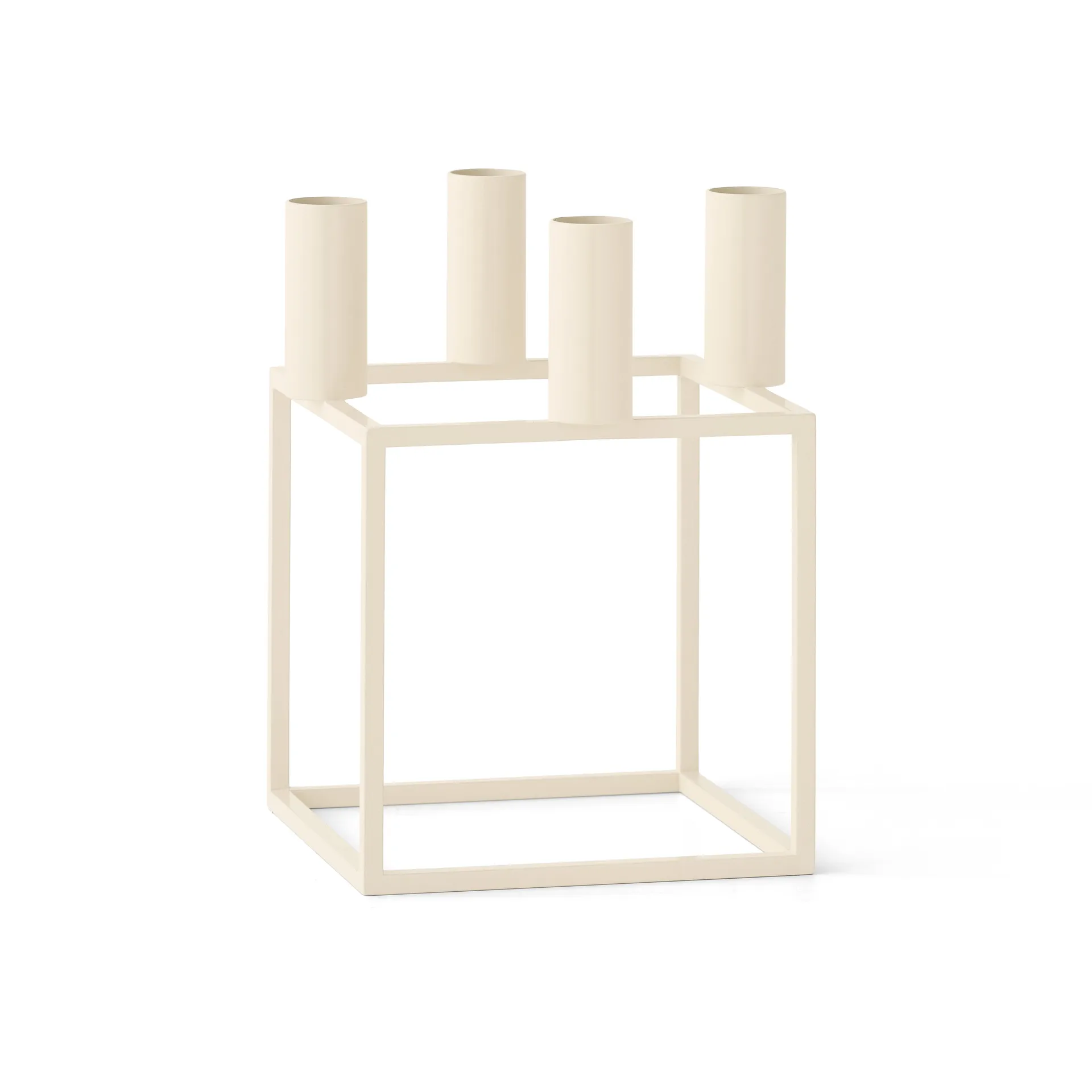 Kubus 4 Kerzenhalter, Ivory Audo Copenhagen