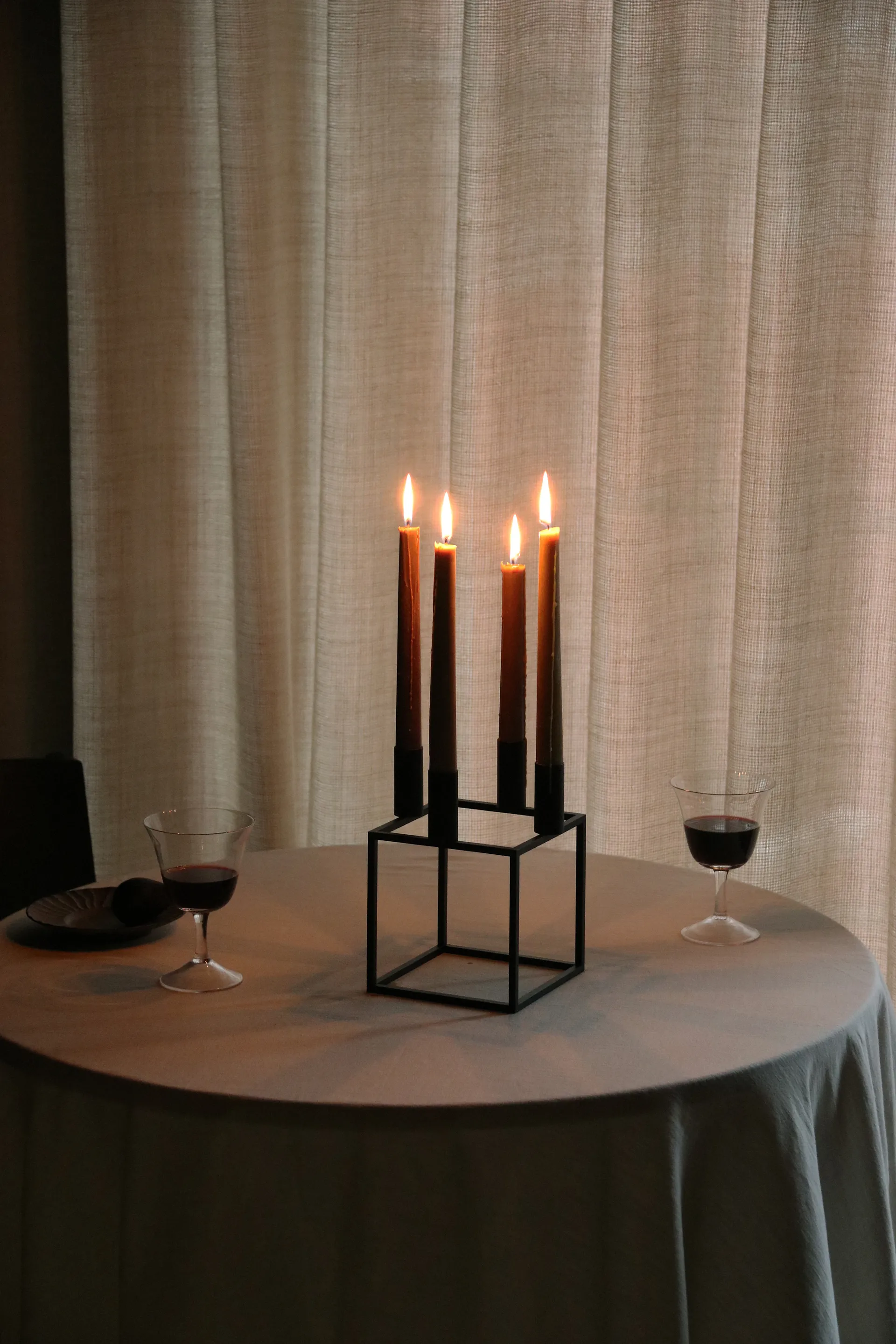 Kubus 4 Kerzenhalter, Schwarz Audo Copenhagen