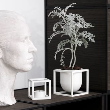 Kubus Blumentopf 10cm - Weiß - Audo Copenhagen