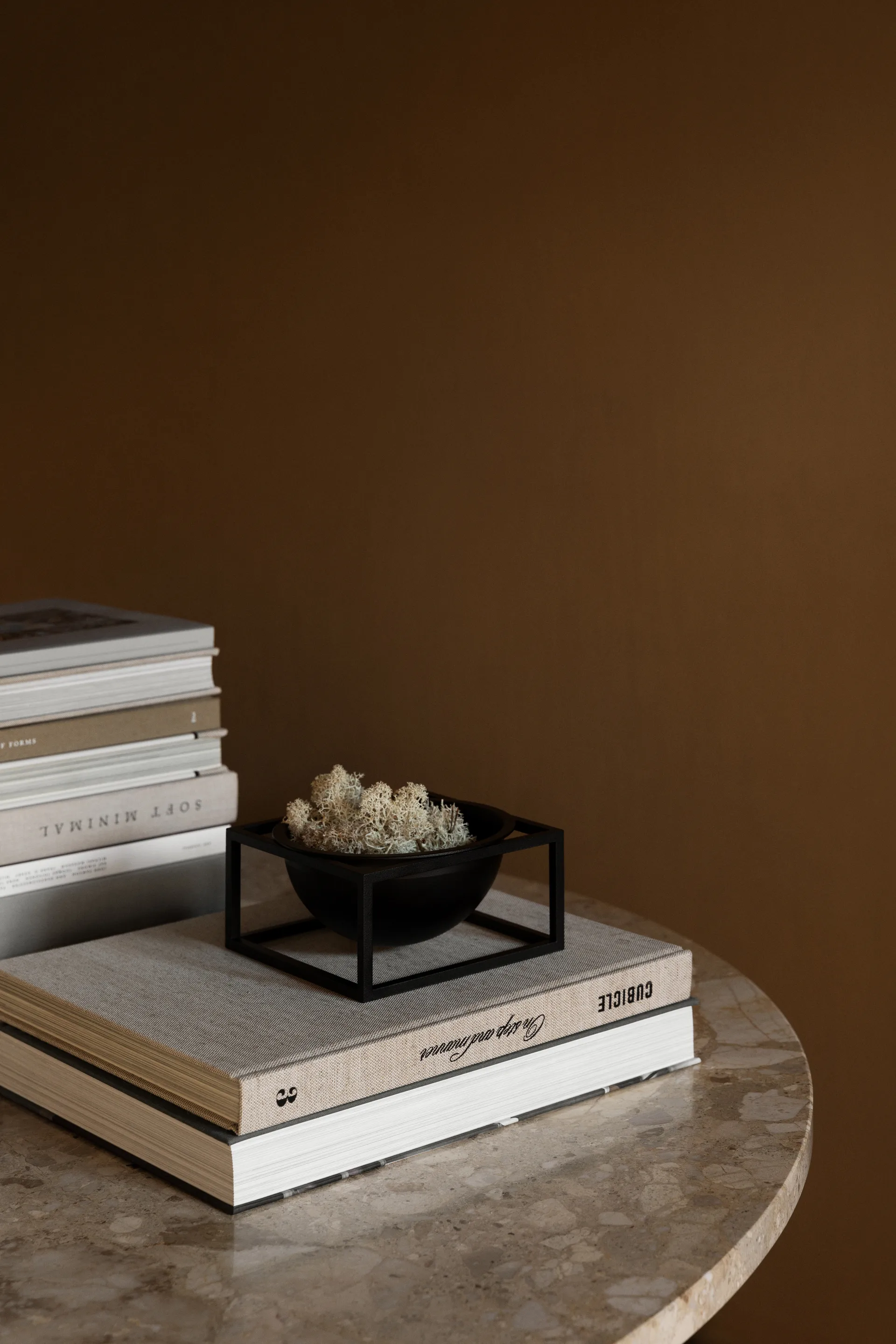 Kubus Schale klein niedrig, Schwarz Audo Copenhagen