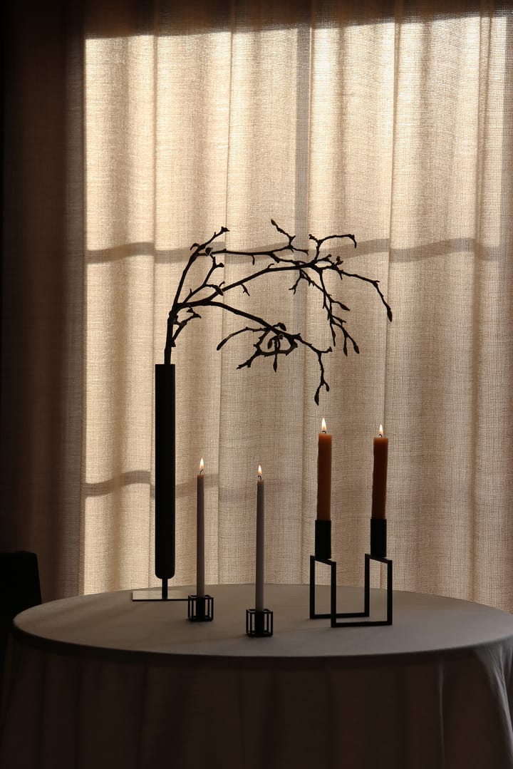 Kubus Vase, Flora, Schwarz Audo Copenhagen