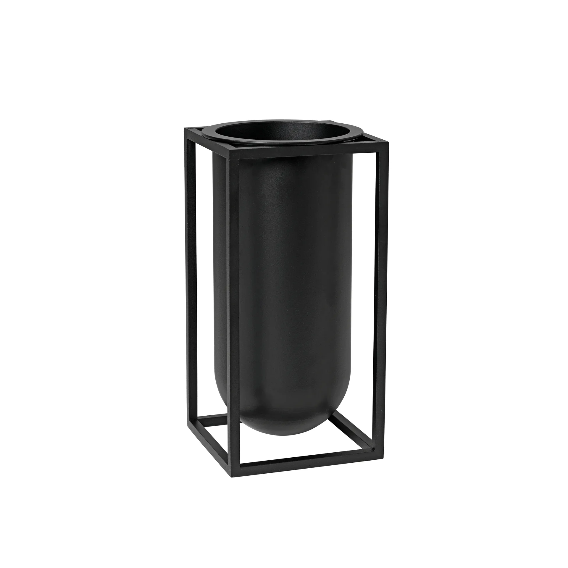 Kubus Vase Lily, Schwarz Audo Copenhagen